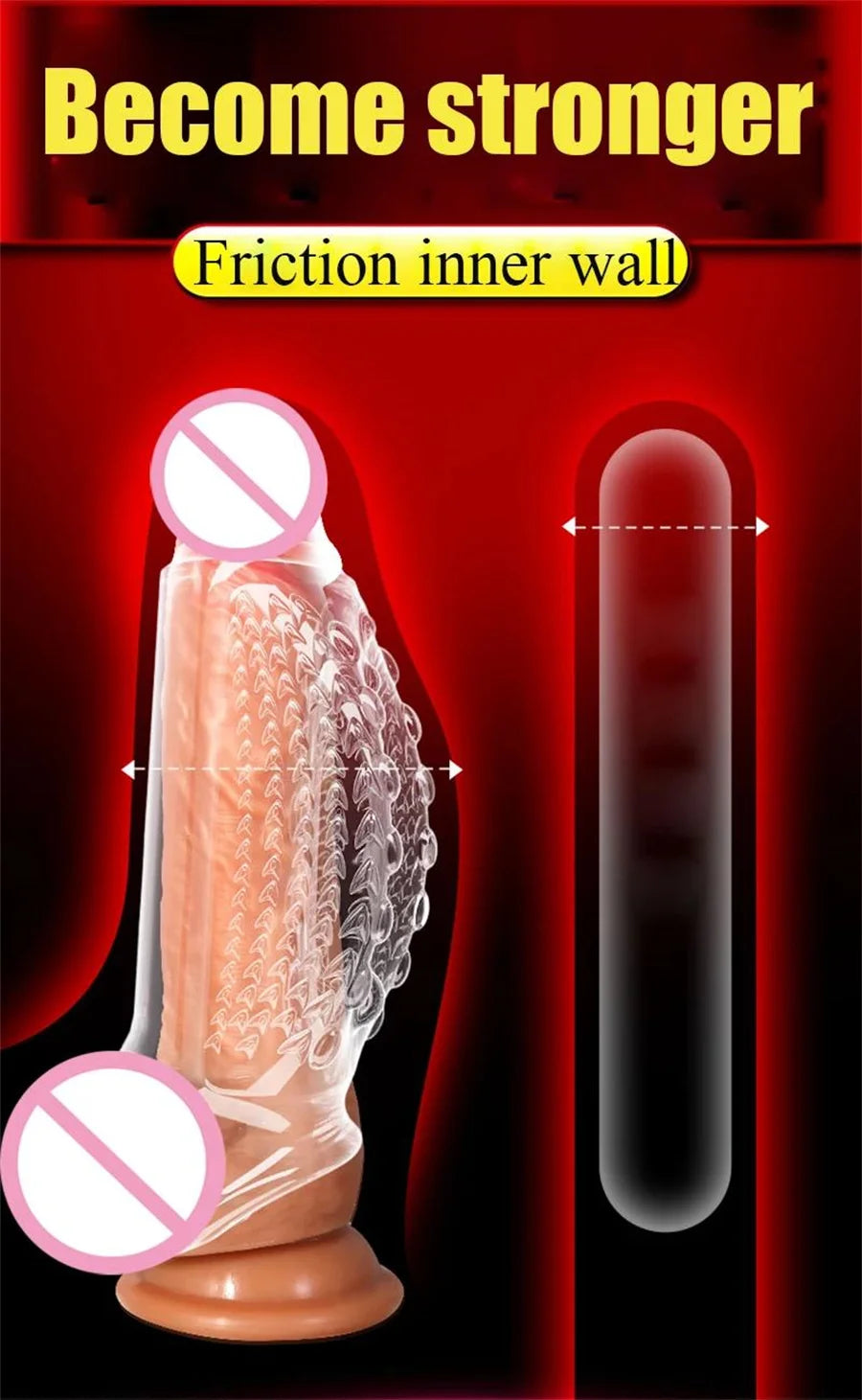 Adult Products Sex Toy Penis Enlargement Sex Toys For Men Cock Ring Stretcher Extender Sleeve Reusable Condoms Goods Adults