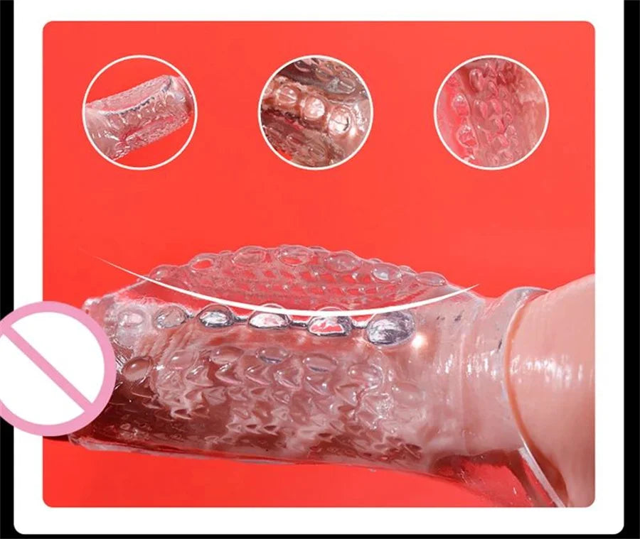 Adult Products Sex Toy Penis Enlargement Sex Toys For Men Cock Ring Stretcher Extender Sleeve Reusable Condoms Goods Adults