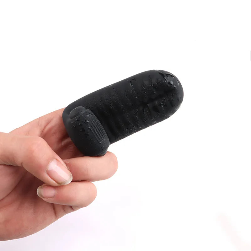Finger Vibrator Cover Tongue Licking Massager Sex Toys for Women G Spot Orgasm Clitoris Stimulate Couple Flirting Masturbator