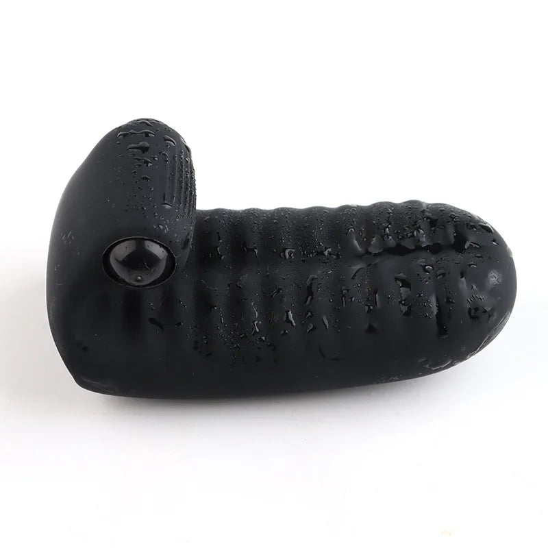 Finger Vibrator Cover Tongue Licking Massager Sex Toys for Women G Spot Orgasm Clitoris Stimulate Couple Flirting Masturbator