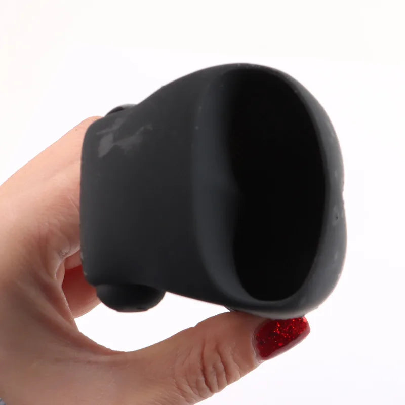 Finger Vibrator Cover Tongue Licking Massager Sex Toys for Women G Spot Orgasm Clitoris Stimulate Couple Flirting Masturbator