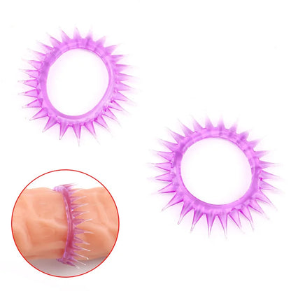 Anillo de bloqueo de escroto para retrasar la eyaculación, Juguetes sexuales duraderos, alargador de pene, artículos para adultos, aleatorio, 10 unidades por lote
