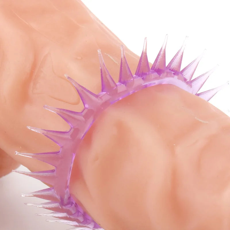 Anillo de bloqueo de escroto para retrasar la eyaculación, Juguetes sexuales duraderos, alargador de pene, artículos para adultos, aleatorio, 10 unidades por lote